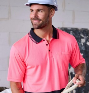Man wearing Lowes workwear