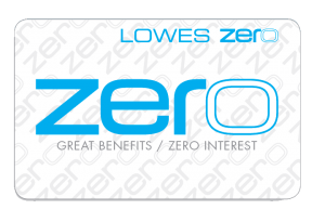 Lowes Zero Card